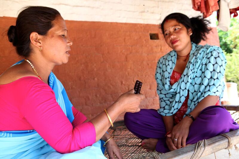 Frontline workers have helped to increase uptake of iron and folic acid supplementation in Nepal