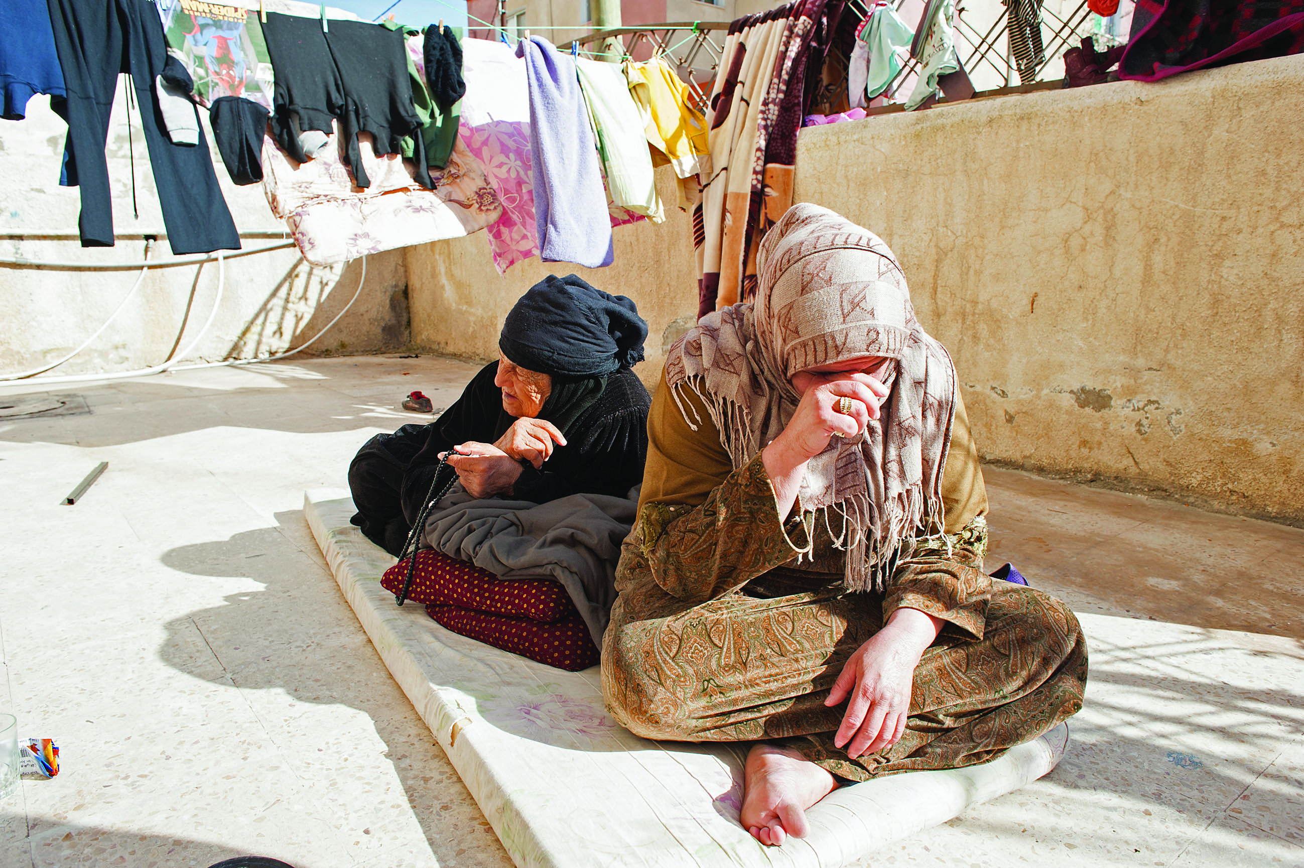 Refugee women in the north of Jordan