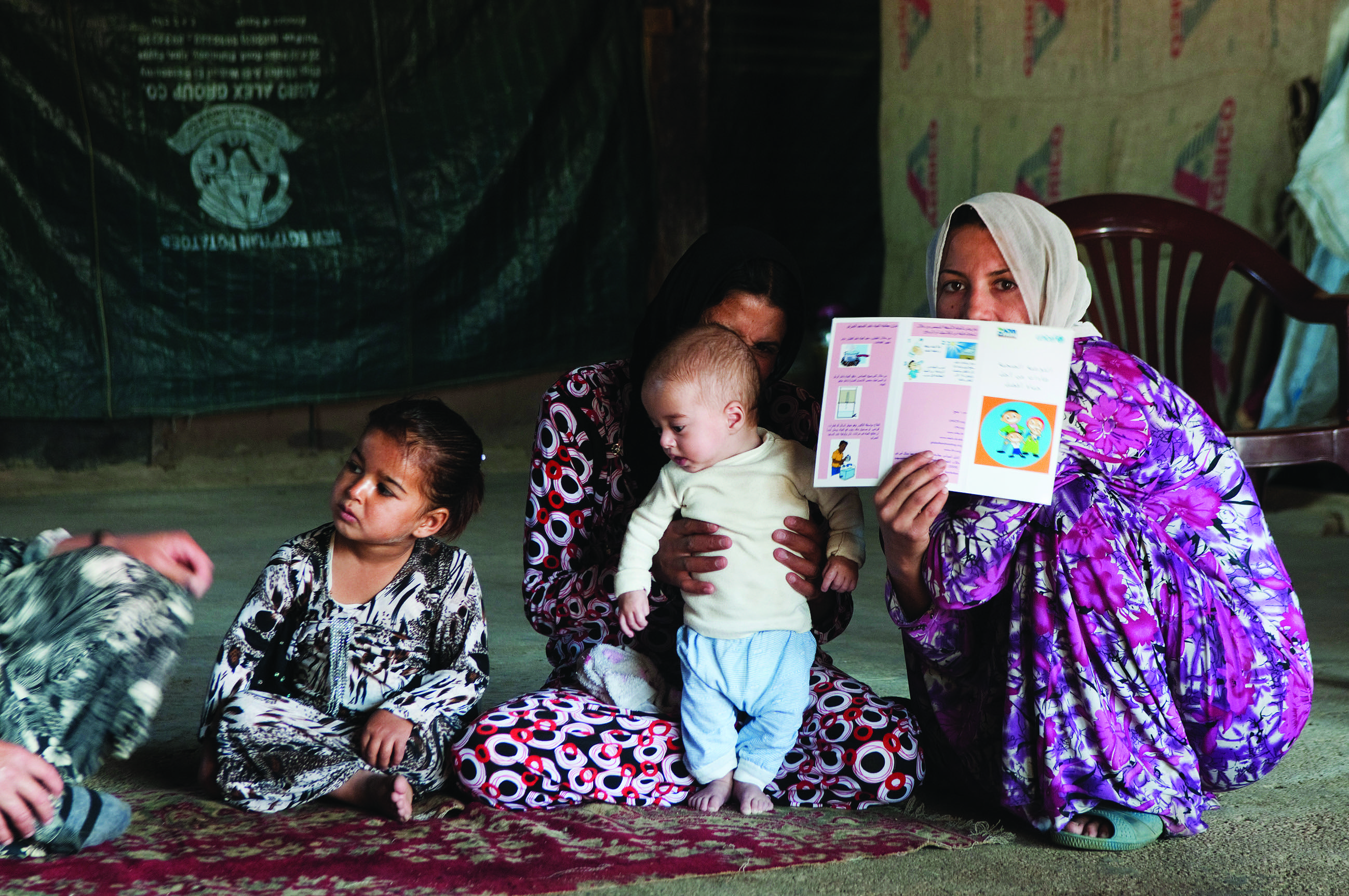 Hygiene promotion with Syrian refugees