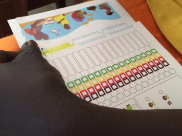 A CHW incorrectly matching the patient card to the register