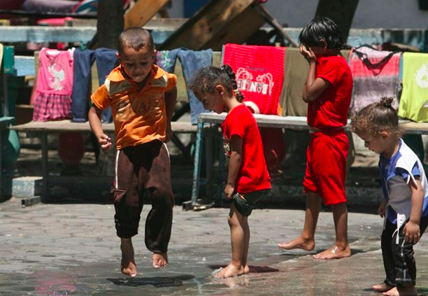 Children play in Gaza, Occupied Palestinian Territory, 2014