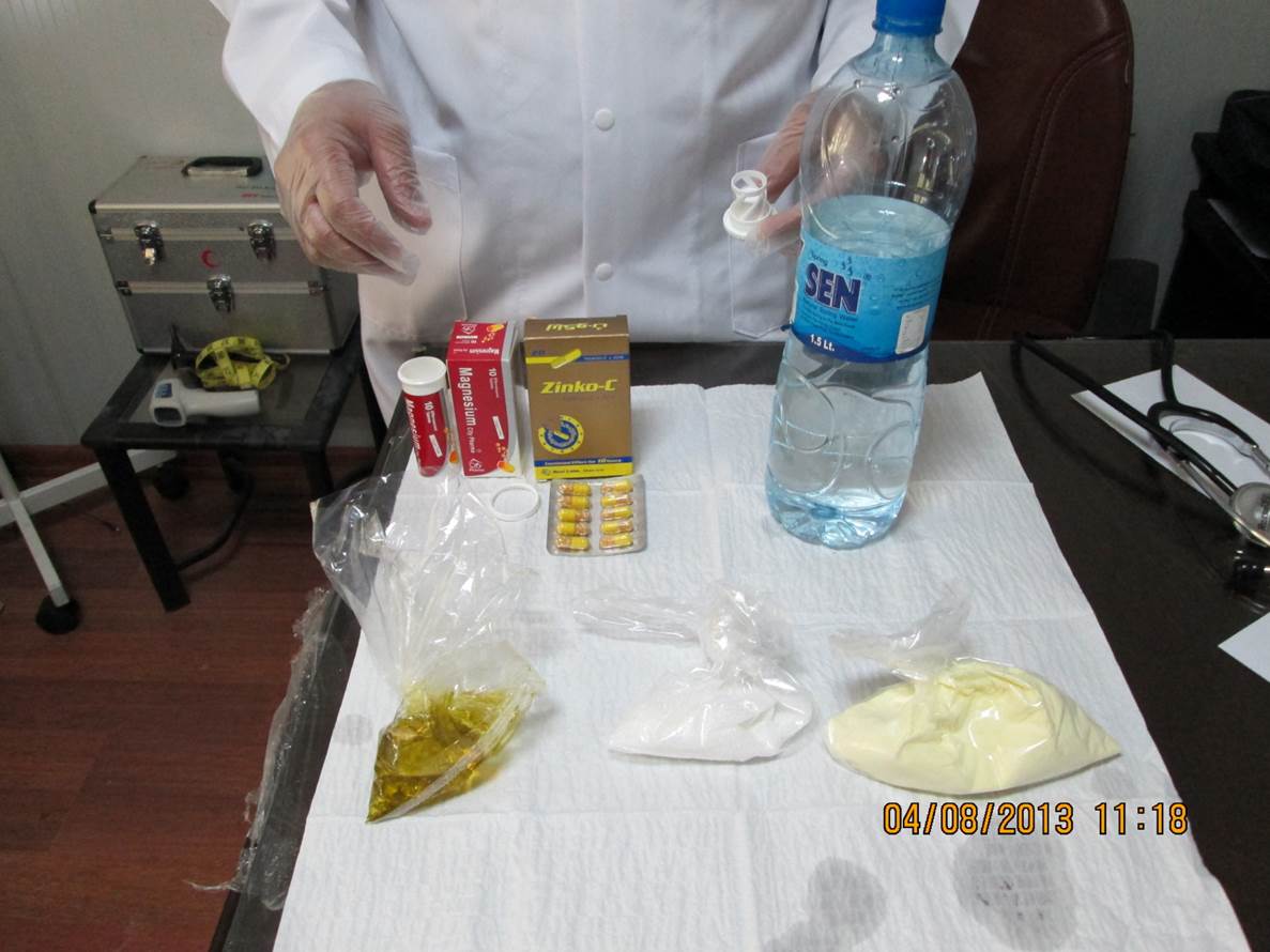 Ingredients for making F100