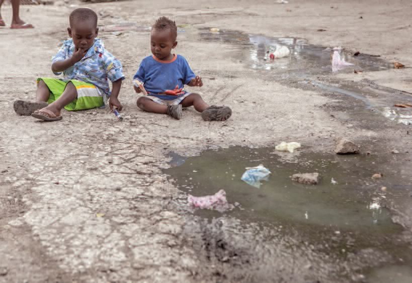 Environmental factors are associated with both wasting and stunting