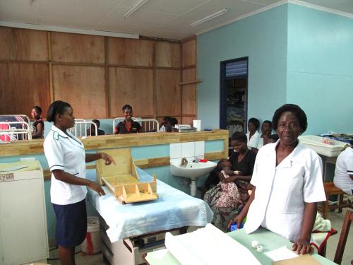 FB Sr Joyce the infant feeding support nurse in the nursery ward