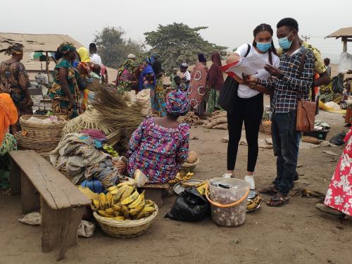 conducting a market survey in Oyo state Nigeria