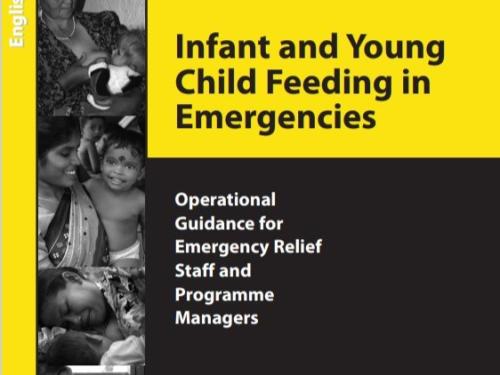 Front cover of the IFE operational guidance for emergency relief staff and programme managers document in which the IFE Module 1 is based