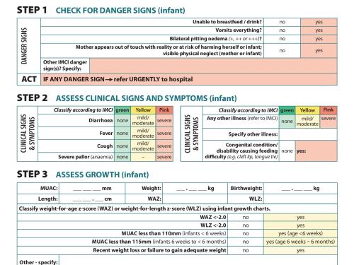 MAMI Assessment Form (with Feeding and Maternal Mental Health Assessment)
