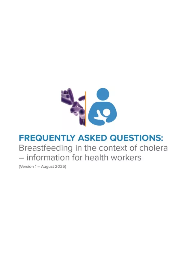 IFE Cholera FAQs cover 